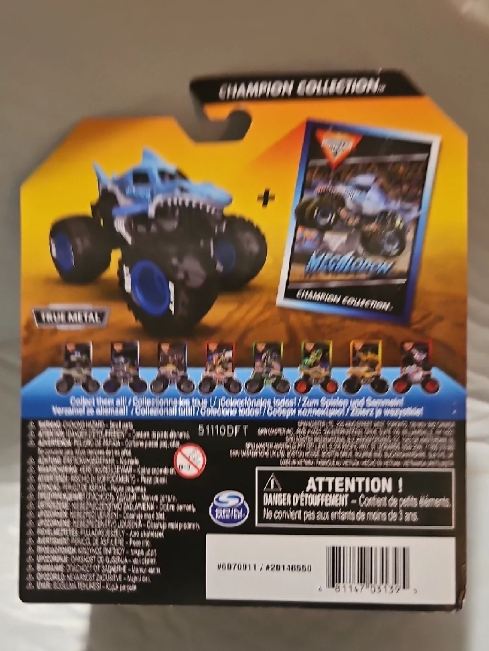 Megalodon Kids Toy Truck - Blue